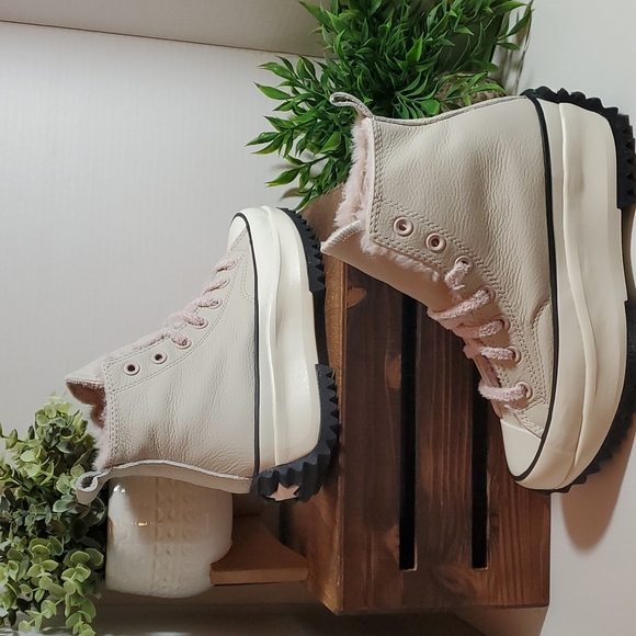 Converse Run Star Hike Hi "Cozy Club "Platform Unisex  Womens sz 169550C - Picture 4 of 14